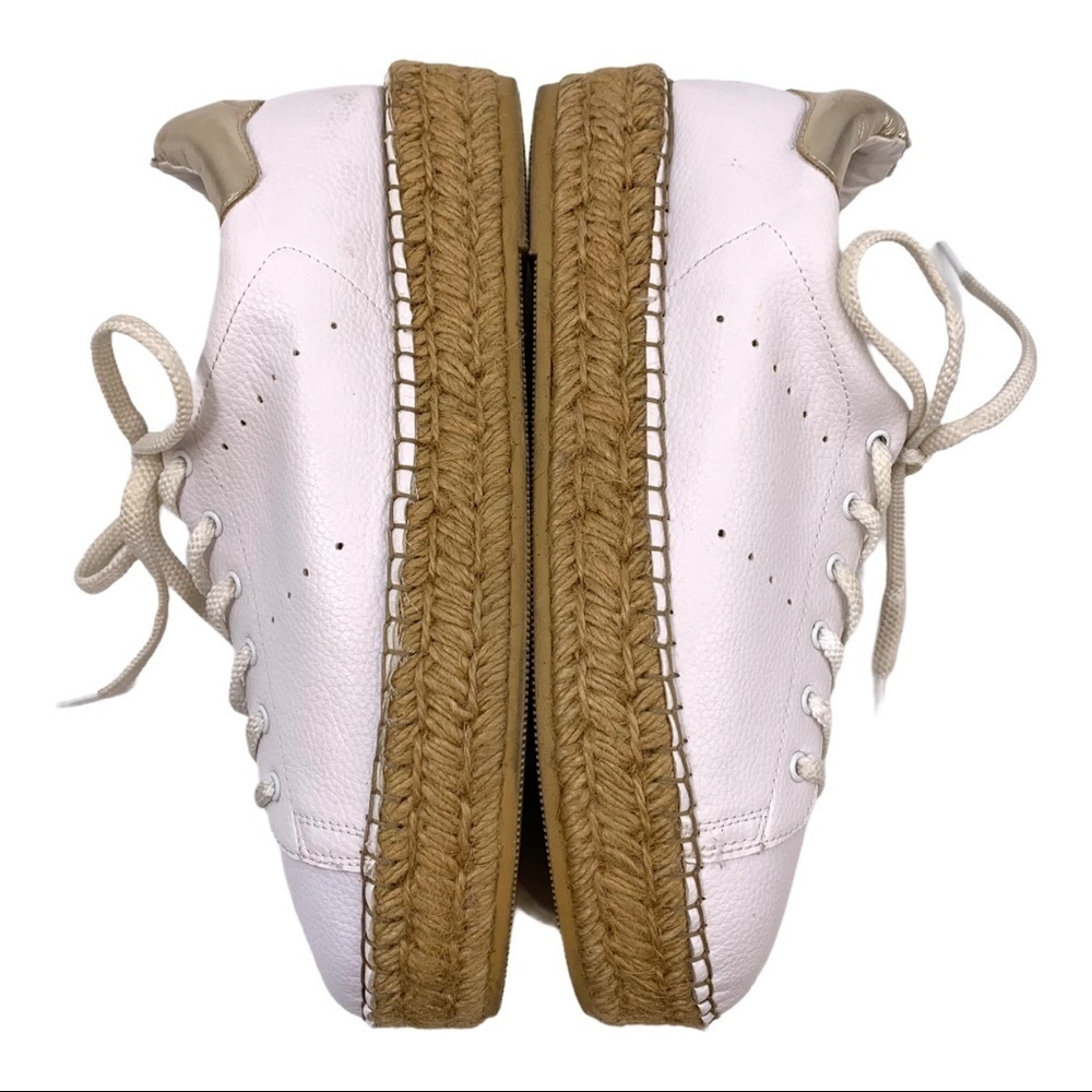 Steve Madden White Vegan Platform Espadrille Casual Shoes Women’s 10 - Picture 8 of 12